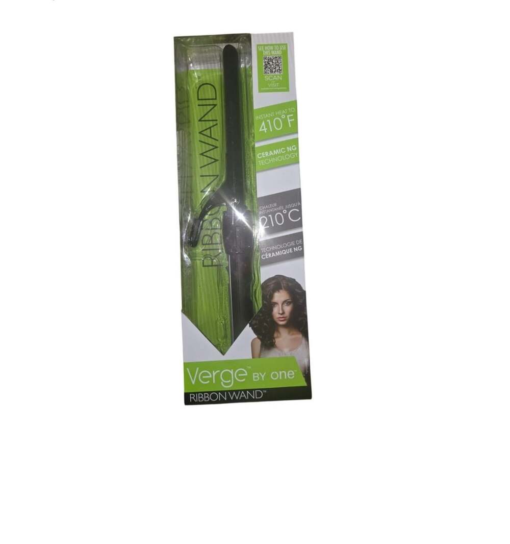 Verge By One Ribbon Wand curling iron wand 410 (°F) NIB